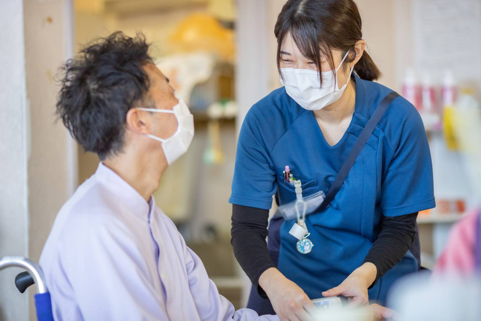 看護師と患者様